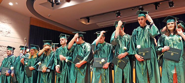 WSCO celebrated its students' success with two commencement ceremonies last week. In total the College granted 254 associate degrees and 76 one-year certificates to a group of 287 students, 29 of whom were College Credit Plus high school seniors.