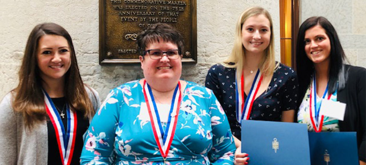 Washington State College of Ohio’s (WSCO) chapter of Phi Theta Kappa (PTK), Alpha Rho Gamma, recently received several accolades