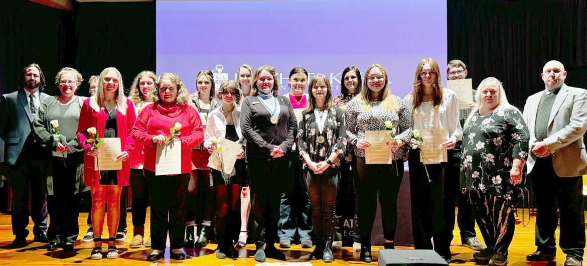 Alpha Rho Gamma, Washington State College of Ohio’s chapter of the international honor society Phi Theta Kappa (PTK), recently inducted 18 new members.